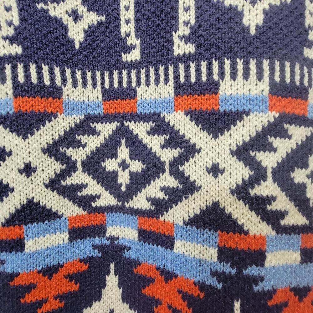 Lucky Brand NWT $149 Open Draped Long Cardigan XL Aztec Western Rodeo Horseshoe - Picture 14 of 14